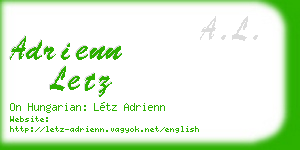 adrienn letz business card